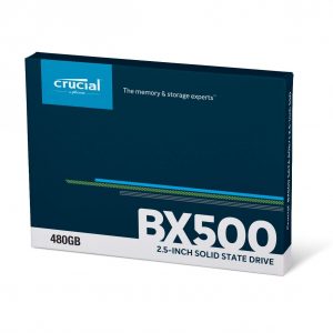 Crucial BX500 480GB 3D NAND SATA 2.5-Inch Internal SSD, up to 540MB/s
