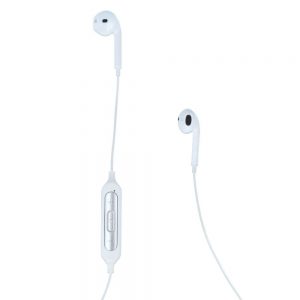 سماعات بلوتوث Devia Smart Bluetooth Dual Earphone - White (hp24w)