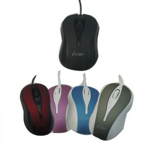 ETrain (MO604) - Optical Mouse - USB2.0 - Colors ماوس يو اس متعدد الألوان