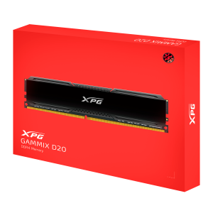 XPG GAMMIX D20 3200MHZ 8GB (1X8GB) DESKTOP MEMORY BLACK