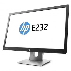 HP EliteDisplay E232 23-Inch Monitor IPS (HDMI) w/LED backlight, 1920x1080 @60Hz شاشة