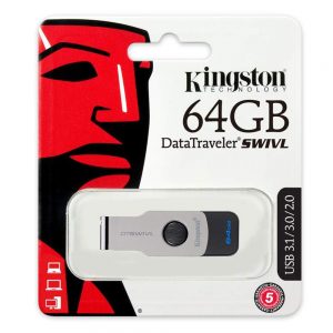 Kingston DataTraveler SWIVL 64GB USB 3.1 Gen 1 Flash Memory Drive فلاشة 64 جيجا كنج ستون