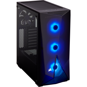 CORSAIR Carbide SPEC-DELTA RGB +550w psu  Mid-Tower ATX Gaming Case — Black