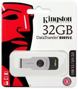 Kingston 32GB DataTraveler SWIVL USB 3.0 Flash Memory Stick Drive فلاشة 32 جيجا كنج ستون