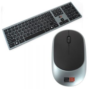 2B (KB306) Business Series Wireless Keyboard and Mouse Combo - Dark Gray*Black كيبورد وماوس لاسلكى
