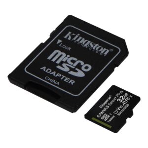 Kingston Canvas Select 64GB microSDHC Flash Memory Card with Adapter - Class 10 - UHS-I 80MB/s Read