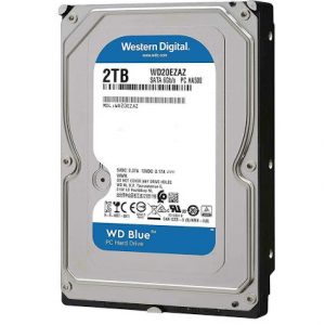 western digital 2tb wd20ezaz blue pc hard drive -3.5-inch 5400rpm 6gb/s هارد ديسك