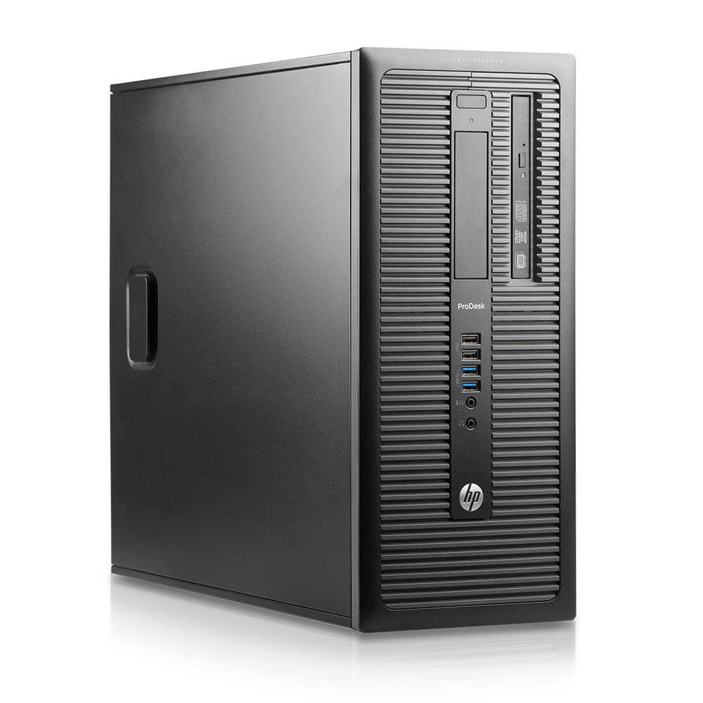 HP Elitedesk 800 G1 Tower PC core i5-4590/ram 4gb/hdd 500gb/intel hd 4600  جهاز تاور – لوجو كمبيوتر شوب