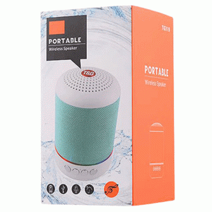 T&G TG-115 5 W Bluetooth Speaker  (White, Stereo Channel) سماعة بلوتوث محمولة