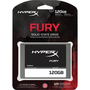Hyper X FURY 120GB SSD SATA 3 2.5 Solid State Drive with Adapter