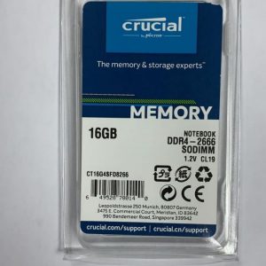رامات لابتوب 16 جيجا Crucial 16gb ddr4-2666mhz laptop memory