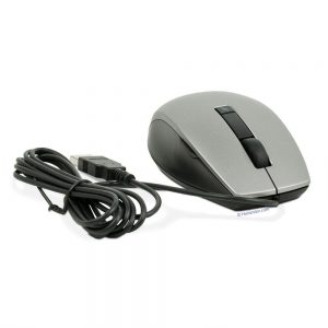 DELL USB 0Y357C D251D Silver/Black Optical 6 Button Scroll Wheel Mouse(used) ماوس ديل سلكى 6 كليك