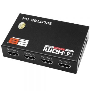 2B (CV666) HDMI Splitter 1 to 4 Automatic Detection with Power Adapter