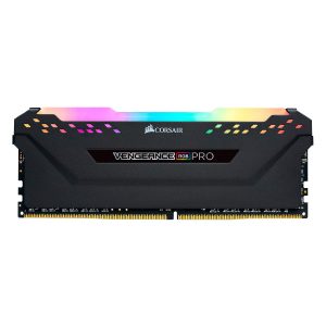 CORSAIR VENGEANCE  RGB PRO 16GB (2 x 8GB) DDR4 DRAM 3200MHz C16 Memory Kit — Black