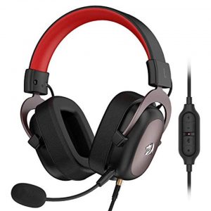 سماعة رأس للالعاب Redragon H510 Zeus Wired Gaming Headset, 7.1 Surround, Detachable Microphone