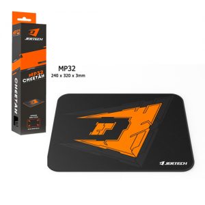 Jertech MP32 Mouse Pad- Black & Orange ماوس باد