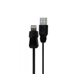 كابل شحن ايفون الى يو اس بى L'avvento (MX14B) Cable iPhone From Lightning to USB - 1M - Black