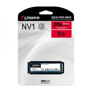 Kingston 1TB NV1 M.2 2280 Nvme Internal SSD PCIe Up to 2000MB/S with Full Security Suite SA2000M8/1000G