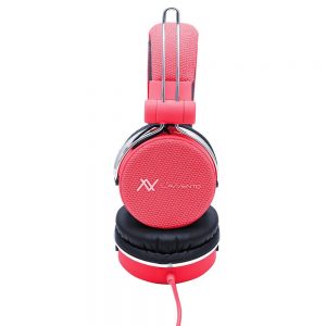 L'avvento (HP06) Headphone Stereo Golden Plug With 40mm Speaker Driver - 1.5M - Red or gray