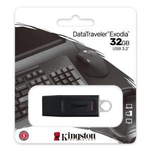 Kingston DataTraveler Exodia 32GB USB 3.2 Flash Drive فلاشة 32 جيجا كنج ستون
