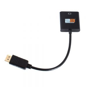 2B (DC138) Connecting Solution Display Port Cable to VGA - Black