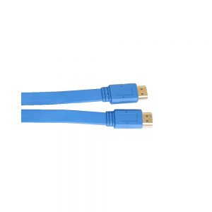 Etrain (CV890) - HDMI to HDMI Flat Cable - Gold Plated - 1.8M - Blue