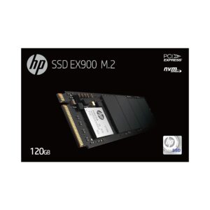 HP EX900 M.2 120GB PCIe 3.0 x4 NVMe 3D TLC NAND Internal Solid State Drive (SSD)