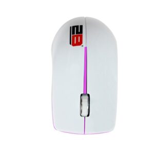 2B (MO33P) 2.4G Wireless Mouse - Pink With White Cover