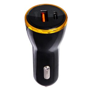 L'avvento  QC3 Fast Car Charger with Type-C (MP318) - Black