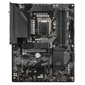 GIGABYTE Intel Z590 Ultra Durable Motherboard with Direct 12+1 Phases Digital VRM and DrMOS, Full PCIe 4.0* Design - wifi + bt