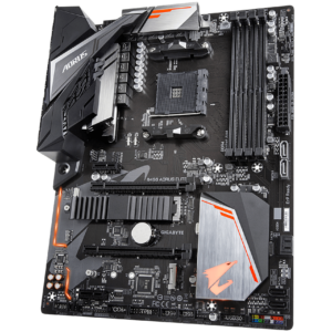 GIGABYTE B450 AORUS Elite  Motherboard (AMD) , Dual M.2 with One Thermal Guard, RGB FUSION 2.0