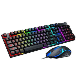 FOREV FV-Q3055 GAMING PACK OF KEYBOARD AND MOUSE WITH RGB LIGHTS. 1000DP