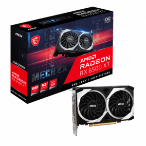 AMD Radeon RX 6500 XT MECH 2X 4G OC - Desktop graphic card كارت شاشة