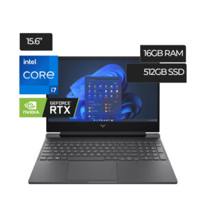 HP Victus 15-FA0032DX Gaming Laptop - Intel Core I7-12650H - 16GB RAM - 512GB SSD - 15.6 Inch FHD IPS - Nvidia RTX 3050 TI 4G - Win11 - Grey