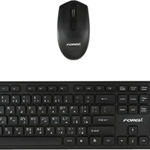 Forev Fv-730 Wireless Keyboard + Mouse Set - Black