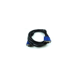 E-train (DC460) - VGA Cable 15M / 15M with Two Ring Shielded -1.5 Meter - Black