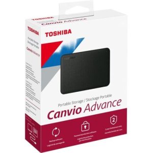 Toshiba Canvio Advance 2TB External Hard Drive - V10HDTCA20EK3AA - Black