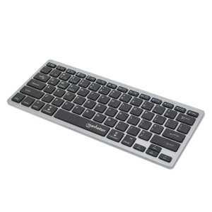 Manhattan Ultra Slim Dual-Mode Wireless Keyboard - Dark Gray / Black