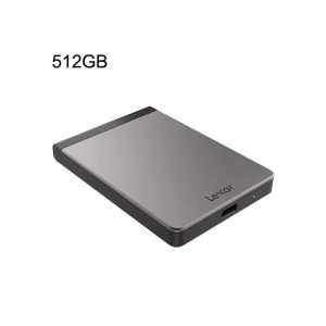 Lexar SL200 512GB Portable SSD, External SSD, Solid State Drive, Up to 550MB/s Read, 400MB/s Write, USB Type-C port