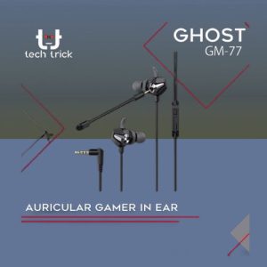 GIGAMAX AURICULAR GAMER IN EAR handfree GM-77 GHOST