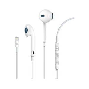 Devia EM023 Smart Earphone with Lightning Interface for iPhone Connected through Bluetooth - White