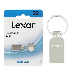 Lexar JumpDrive M22 USB 2.0 32GB Flash Drive - fs143 - Silver