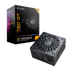 EVGA SuperNOVA 750 GT, 80 Plus Gold 750W, Fully Modular, Auto Eco Mode with FDB Fan, Includes Power ON Self Tester, Compact 150mm Size, Power Supply 220-GT-0750-Y1