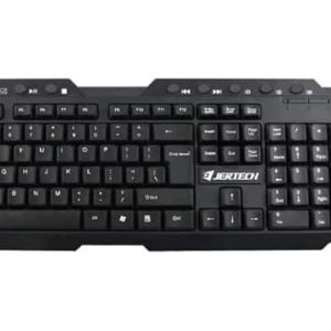 Jertech 2.4 Wireless  10m range (waterproof)keyboard + Mouse (km200)