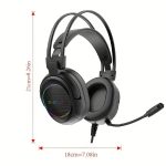 ZIDLI L4 PRO RGB USB 7.1 Surrounded Gaming Headset – For PC | Black